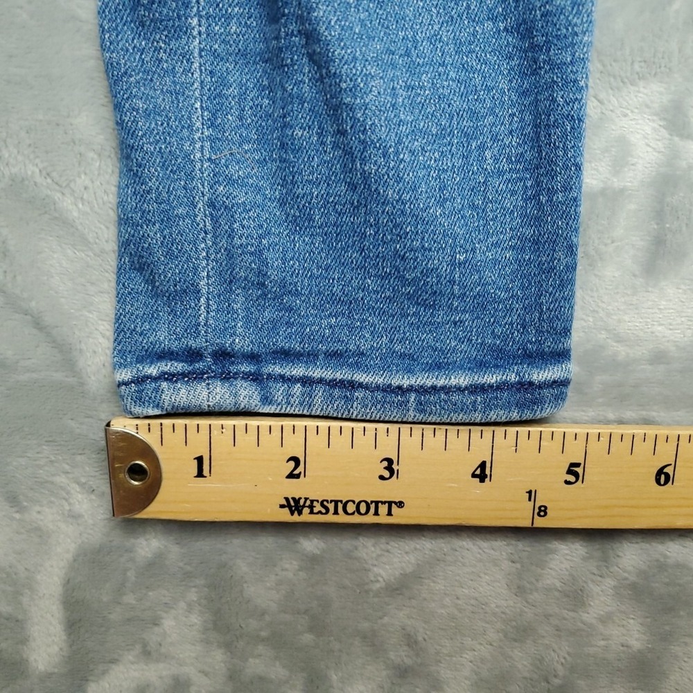 Mother Jeans Womens 23Blue Denim Super Stunner Ankle Double Vision Heart Pocket - Picture 16 of 16